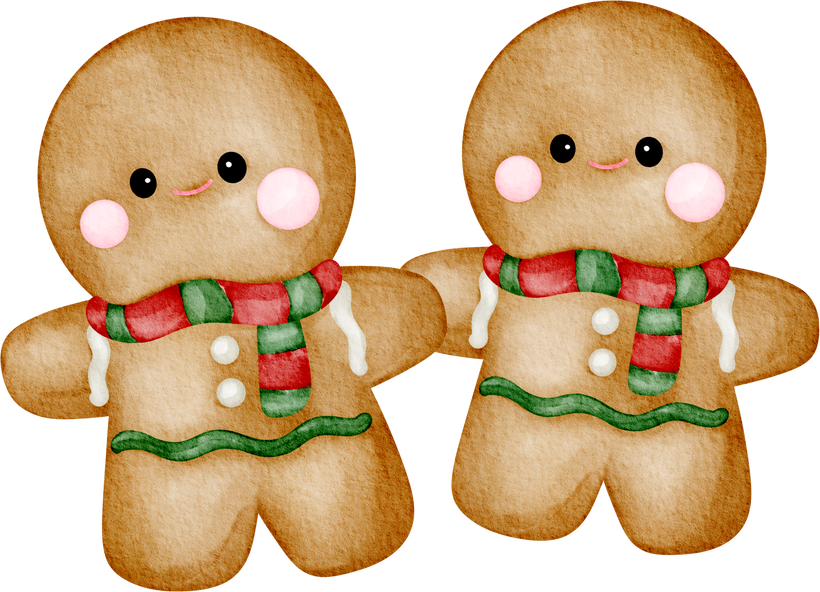 watercolor gingerbread